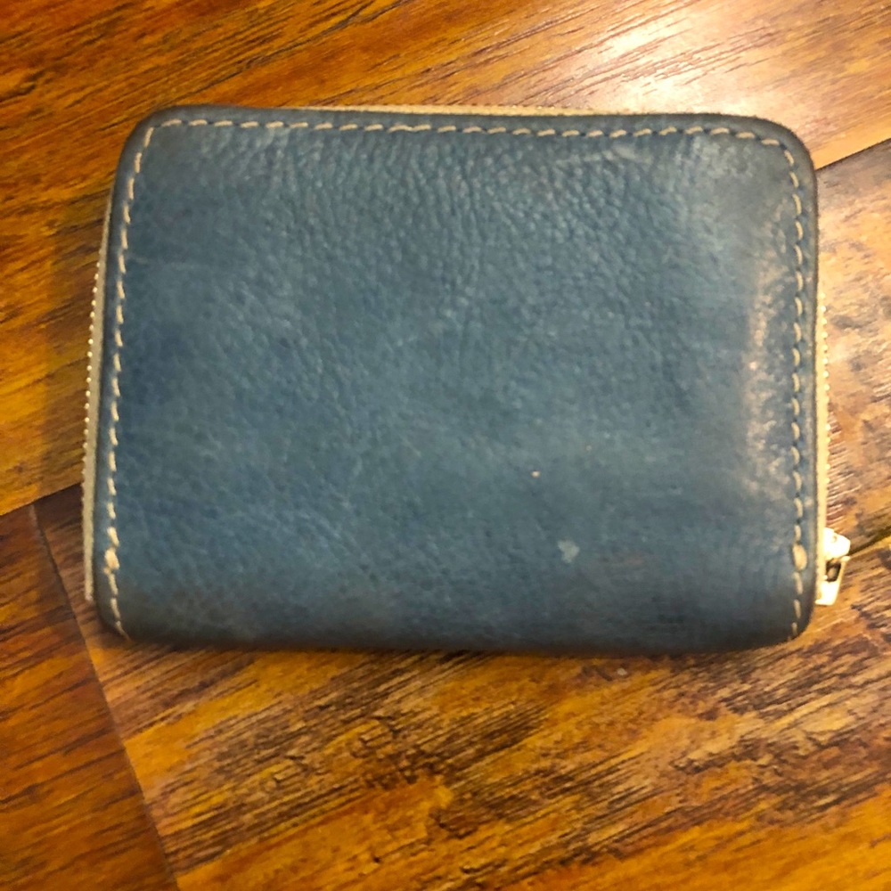 Small Zip Leather Wallet